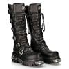 New Rock - M272S1 Boots - Black/Silver coloured Product image